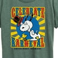 thumbnail image 3 of Peanuts - Snoopy Celebrate Karneval - Women's Short Sleeve Graphic T-Shirt, 3 of 7