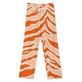 thumbnail image 3 of Tiger Print Orange Women's Pajamas Pajama Pants Women's Sleepwear Lounge Sleep Bottoms Stretch with Pockets, 3 of 7