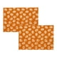 thumbnail image 2 of Seyotauo Thanksgiving Placemats,12x18 Inch Fall Table Place Mats,Autumn Orange Placemats for Kitchen Dining,Thanksgiving Pumpkin Harvest Placemats,Falls Table Mats Decorations for Home/Party, 2 of 6