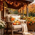 thumbnail image 6 of Halloween Sale Clearance!Fall Decorations for Home, Thanksgiving Pillow Covers Fall Pumpkin Floral Decorative Pillow Cases Throw Pillow Covers For Home Sofa Bedroom Living Room Festival, 6 of 7