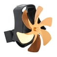 thumbnail image 1 of Heat Powered Stove Fan Magnetic Installation Self Power Generation Technology, Indoor Air Circulation, For Home, Living Room, 1 of 7