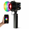 thumbnail image 1 of Kit estudio fotográfico LIVLUX L60 P150 con luz LED COB RGB 60W, batería 24000 mAh y app para foto y video, 1 of 9