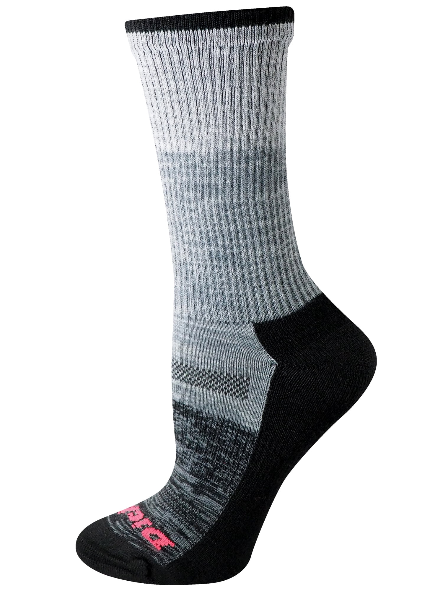 Genuine Dickies Women's Dri-Tech Striped Asst Crew Socks, 5-Pack