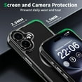 thumbnail image 7 of for iPhone 16 Case Clear, Shockproof Protective Phone Bumper for Apple iPhone 16 6.1 inch - Clear, 7 of 7