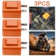 thumbnail image 5 of Relé Frecuencia 12V Indicador Señal Intermitente Motocicleta Alta Potencia () Naranja, 5 of 5