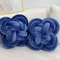 AUMIY 2pcs 12 Inch Flower Knot Pillow Ball Creative Knotted Throw Pillow Decoration Sofa Waist