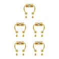 thumbnail image 3 of maskred 1/2/3/5 2021 New Fake Nose Ring Alloy Nose Hoop Septum Rings For Gold 5PCS, 3 of 6