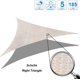 thumbnail image 3 of COOL AREA Toldo Vela Cuadrado 2,5 x 2,5 Metros Protección UV, Apto para Jardines y Terrazas, Resistente al Desgaste y Transpirable, Color Crema Ormromra XDHY-104-30, 3 of 7