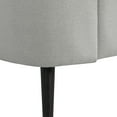 thumbnail image 7 of Studio Living Brooklyn Modern 2-Seater Loveseat, Light Gray Woven Fabric, 7 of 7