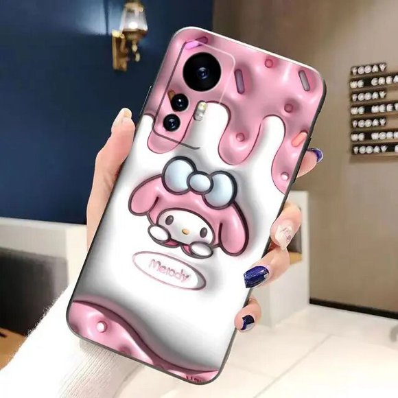 Anime Hello K-kitty K-Kuromi Phone Case For Xiaomi Mi 13 12 12X 12T 11 11T 10 9 8 Pro Lite Plus TPU Case Funda Coque Shell Cover LXY