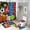 style-4, variant on Basketball Football Shower Curtain Set Modern Bathroom Decor Mats 4pcs Fabric Bathroom Curtain Slip Floor Rug Toilet Lid