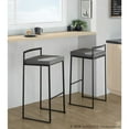 thumbnail image 3 of LumiSource Fuji Stacker Barstool - Set of 2, 3 of 8
