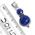 thumbnail image 2 of Natural Lapis Pendant 925 Sterling Silver Handmade Jewelry, 2 of 4