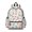 Dinosaur and Floral, variant on Dinosaur and Floral White Pattern Backpack for School, Cute School Bag with Adjustable Shoulder Straps and Padded Back, 13.4"x11"x4.7"
