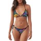 thumbnail image 1 of Balery Psychedelic Sunflowers Pijama Estampado Bikini de Dos Piezas para Mujer - Conjunto de Bikini Ajustable Sexy y Cómodo para Playa, 1 of 6
