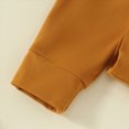 thumbnail image 7 of HCNTES Baby Boy Winter Clothes Baby Boy Halloween Outfit Newborn Baby Boy Clothes Letter boot scootin spooky hand picked the pumpkin Print Romper+ Pants+Hat 3PCS Outfit 0 3 6 9 12 Months, 7 of 7