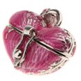 thumbnail image 4 of Colgante de mascota conmemorativo Sunnimix Filigrana Flor Medallón Cremación Corazón Rosado, 4 of 8