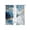 Turquoise, variant on Sheer Curtains 96 Inches Long, Blue Oil Painting Light Filtering Window Curtains for Living Room/Bedroom, Modern Marble Art Abstract Rod Pocket Voile Sheer Curtain Drapes, 52"W x 96"L, 2 Panels