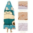 thumbnail image 4 of Snorlax Soft Fleece Warm Blanket Throw Fuzzy Wearable Blanket Lightweight Cloak Hooded Blankets Cozy Plush, 4 of 8