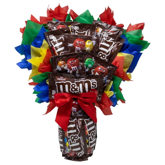 Milk Chocolate M&M's Candy Bouquet
