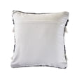thumbnail image 6 of Laddha Home Designs Handwoven Diamond Striped Wool Throw Pillow Cover - 20" - Blue and White, 6 of 7