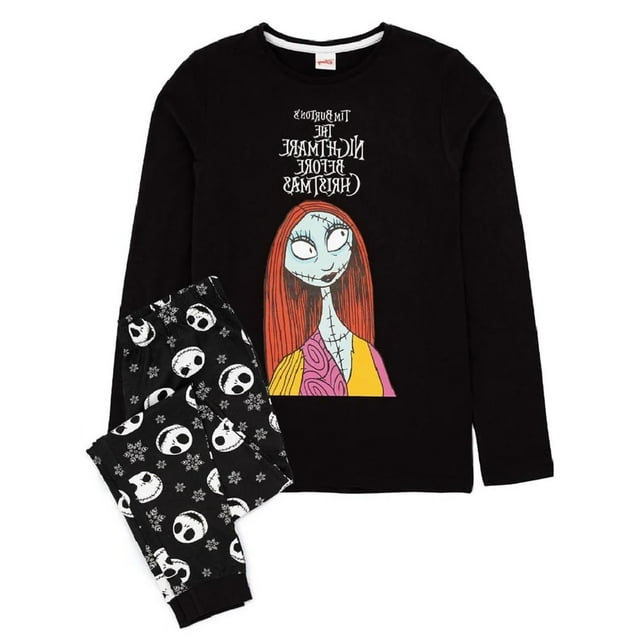Nightmare Before Christmas Womens Jack Skellington Long Pyjama Set