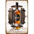 thumbnail image 4 of Letrero de metal vintage con diseño de cigarro, whisky, regalo del Día del Padre, decoración artística vintage, adecuado para bar, dormitorio, cocina, 8 x 12 pulgadas, 4 of 4