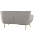 thumbnail image 4 of Modern Contemporary Urban Design Living Lounge Room Sofa and Loveseat Sofa, Grey Gray, Fabric, 4 of 5