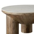 thumbnail image 4 of Modway Ellison 33" Round Wood Coffee Table With Marble Top in Walnut, 4 of 8
