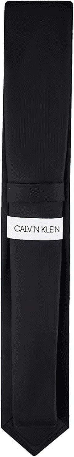 Calvin Klein BLACK Men's Unison Solid Tie, US One Size