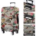 thumbnail image 6 of World Famous Scenery Elastic Luggage Cover Washable Eiffel Tower and Arc de Triomphe Travel Suitcase Cover Fit 22-24in Luggage Cover (No Luggage, Cover only), 6 of 6