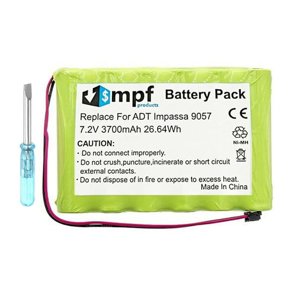 3700mAh 6PH-H-4/3A3600-S-D22 Battery for DSC Impassa 9057 ADT 17000145 Alarm