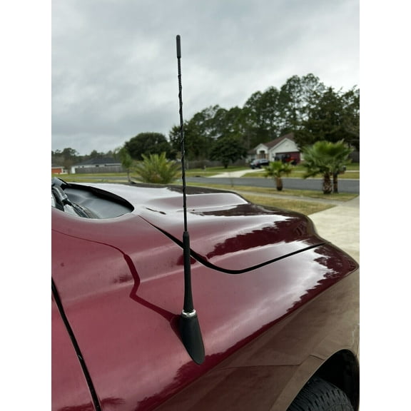 16" inch Antenna Mast Black Power Radio AMFM for DODGE RAM & RAM 1500 2500 3500 2009-2023