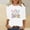 A1410 Yellow, variant on Easter Blouse for Women Rainbow Watercolor Bunny Graphic Three Quarter Sleeve Crewneck Spring Holiday Festival Casual Top Lightweight Minimalist Graphic Print Pullover