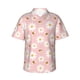 thumbnail image 1 of Fotbe Daisy And Bee Camisa Hawaiana para Hombre Unisex – Camisa Casual de Verano con Botones de Manga Corta de Algodón y Lino,3X-Large, 1 of 7