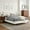 White, variant on Modway Yasmine Channel Tufted Performance Velvet Full Platform Bed in White