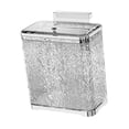 thumbnail image 4 of Kitchen Hanging Trash Can Garbage Container for Bathroom Cabinet Door Office argent gray, 4 of 8