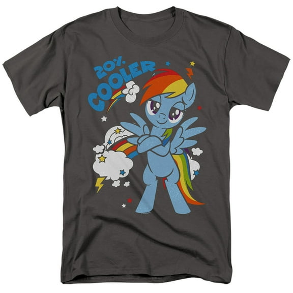 Hasbro - My Little Pony - TV 20 Percent Cooler - Adult Unisex T-Shirt - Gray