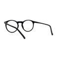 thumbnail image 4 of Classic Retro Thin Plastic Keyhole Blue Light Flitering Computer Glasses Black, 4 of 4