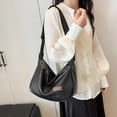 thumbnail image 4 of JingChun Slouchy Hobo Bags for Women Leather Shoulder Bag Everyday Purse Vintage Slouchy Bag Hobo Purse with Zipper, 4 of 6