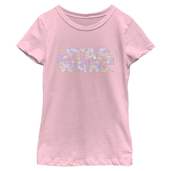 Girls Star Wars Spring Flower Logo T Shirt