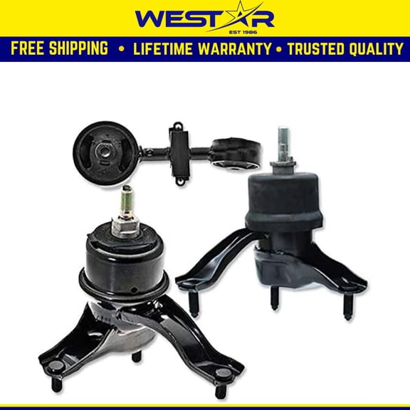 Fits 2001-2003 Toyota Highlander 2.4L 4WD Front RT Motor & Torque & Trans Mount : A4212 A4209 A4207