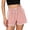 Pink, variant on Avolia Women's High Waisted Yoga Shorts 3 Inch Inseam Workout Running Athletic Casual Soft Lightweight Shorts