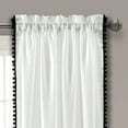 thumbnail image 5 of Lush Decor Pom Pom Single Window Curtain Panel, 5 of 11