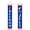 I002- Color B, variant on July 4Th Decorations, Front Door Decor, Outdoor Fabric Banner, 4Th of July Flag, Hanging Decor, Outdoor Decorations, 12X72 In, Patriotic, 2 Pc