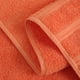 thumbnail image 4 of Xiao Hua 2 toallas de mano de algodón puro para baño, multiusos: para gimnasio, ducha, deportes, etc. Resiste diversas situaciones sin esfuerzo. 35 x 75 cm (naranja)., 4 of 5