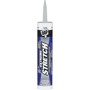DAP 7079818716 Extreme Stretch Elastomeric Sealant, Clear, 10 Ounces