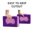 thumbnail image 4 of MicroDry Sure Grip Yoga Block Set of 2 - Purple/Pink, 4 of 7