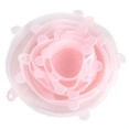 thumbnail image 2 of Stretchable Silicone Stretch Lids, Stretch Lids For Bowl,  Elasticity Odorless Silicone Fits Various Sizes Containers Lids For Bowl, Cup Pink, 2 of 8