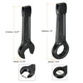 thumbnail image 2 of 2Pcs 36mm Single Open End Spanner 46mm Slogging Ring Wrench High Tensile Steel for Mechanical Car Maintenance, 2 of 6